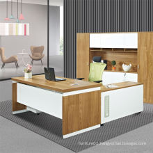 Professional Manufacturer Furniture Panel Wooden Office Set Desk And Cabinet